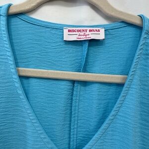 Discount Divas Blue Women's Blouse